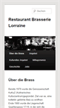 Mobile Screenshot of brasserie-lorraine.ch
